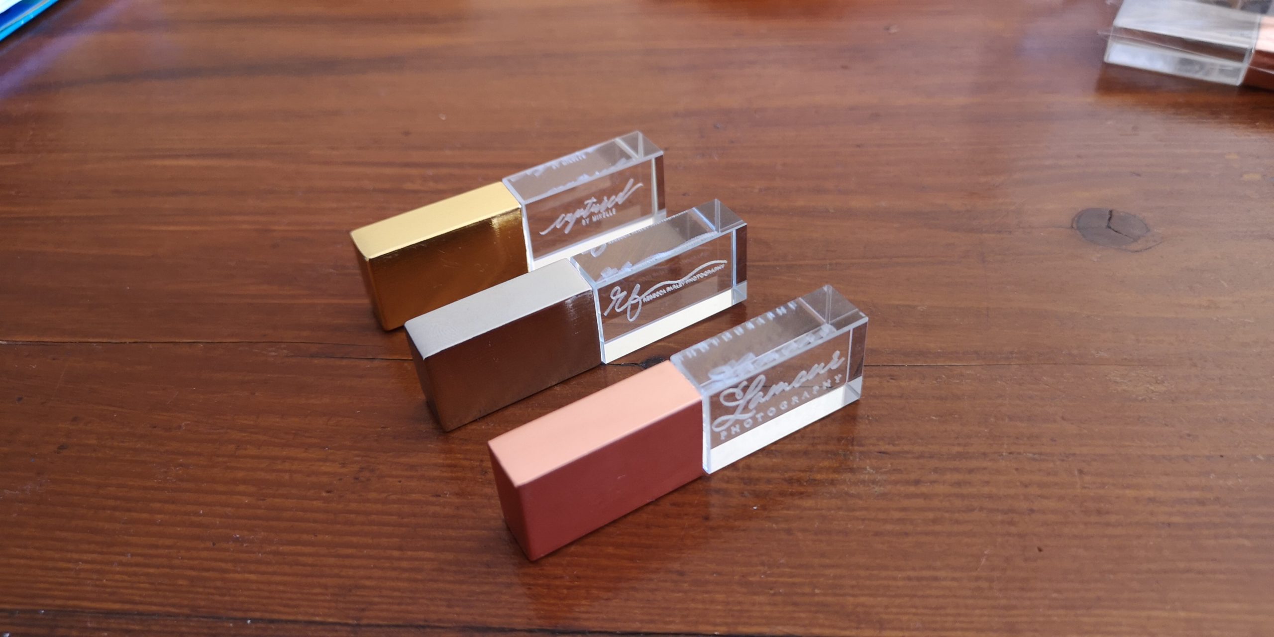 Crystal & Metal USB Flash Drive - Image 6