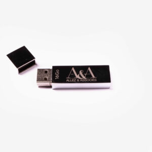 Metal USB Flash Drive 449 - 128GB, Silver