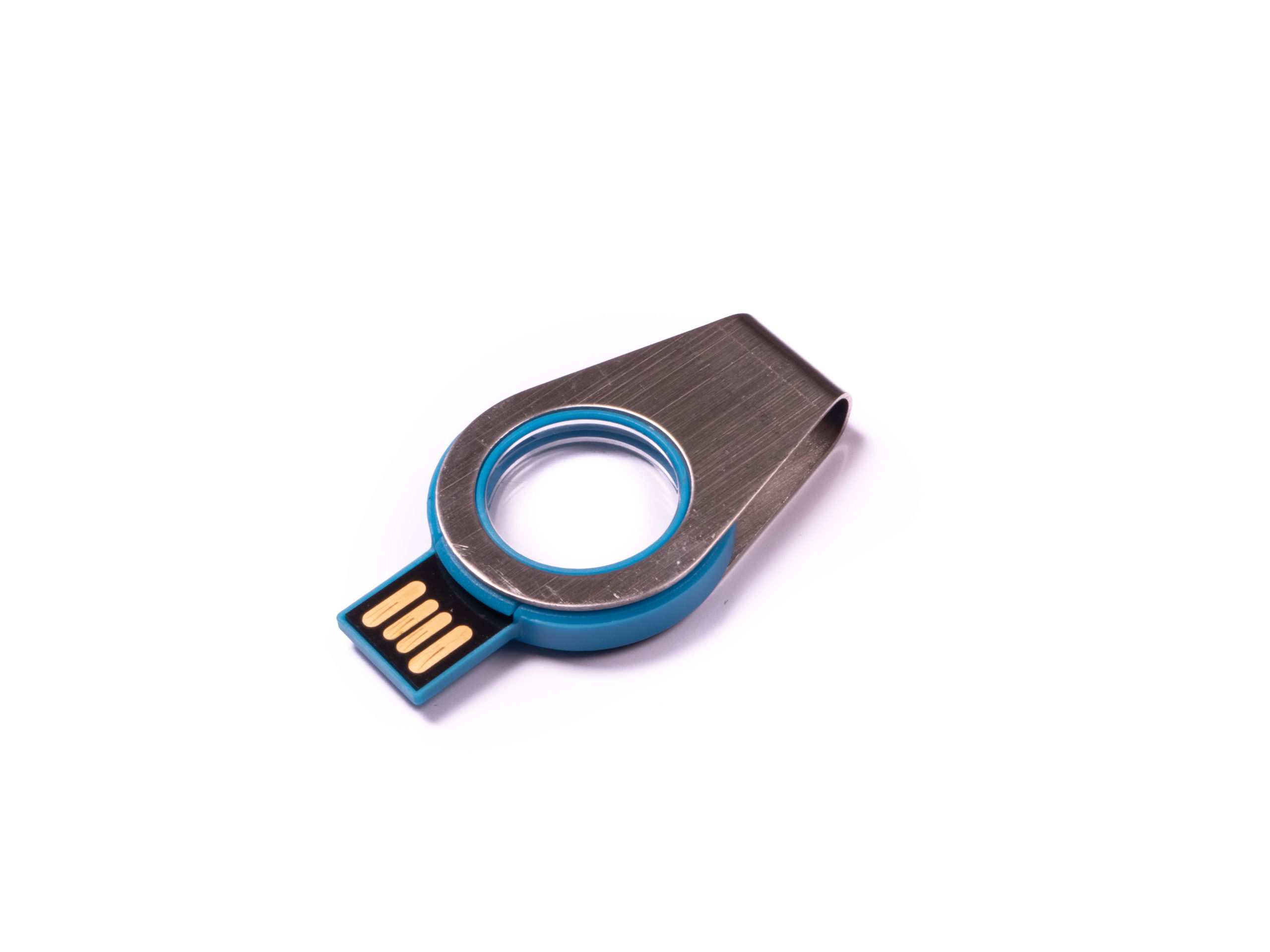 Plastic-Metal USB Flash Drive 452