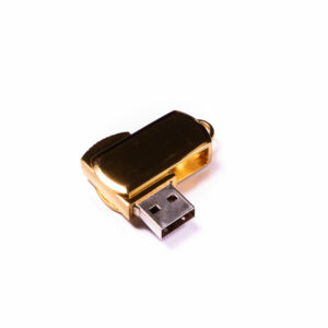 Metal USB Flash Drive 460 - 128GB, Gold