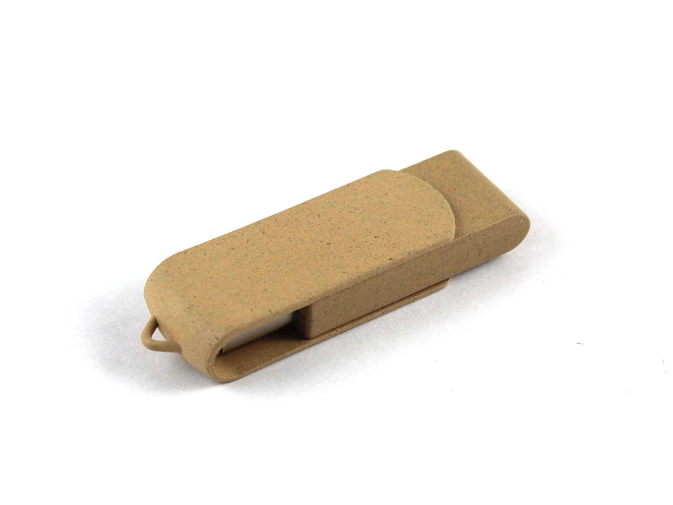 Wheat Straw Swivel USB Drive 1021 - Image 2