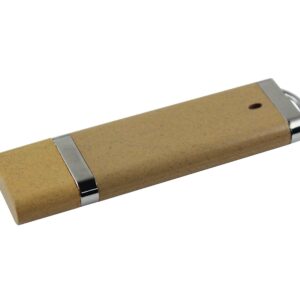 Wheat Straw Slimline USB Drive 1022