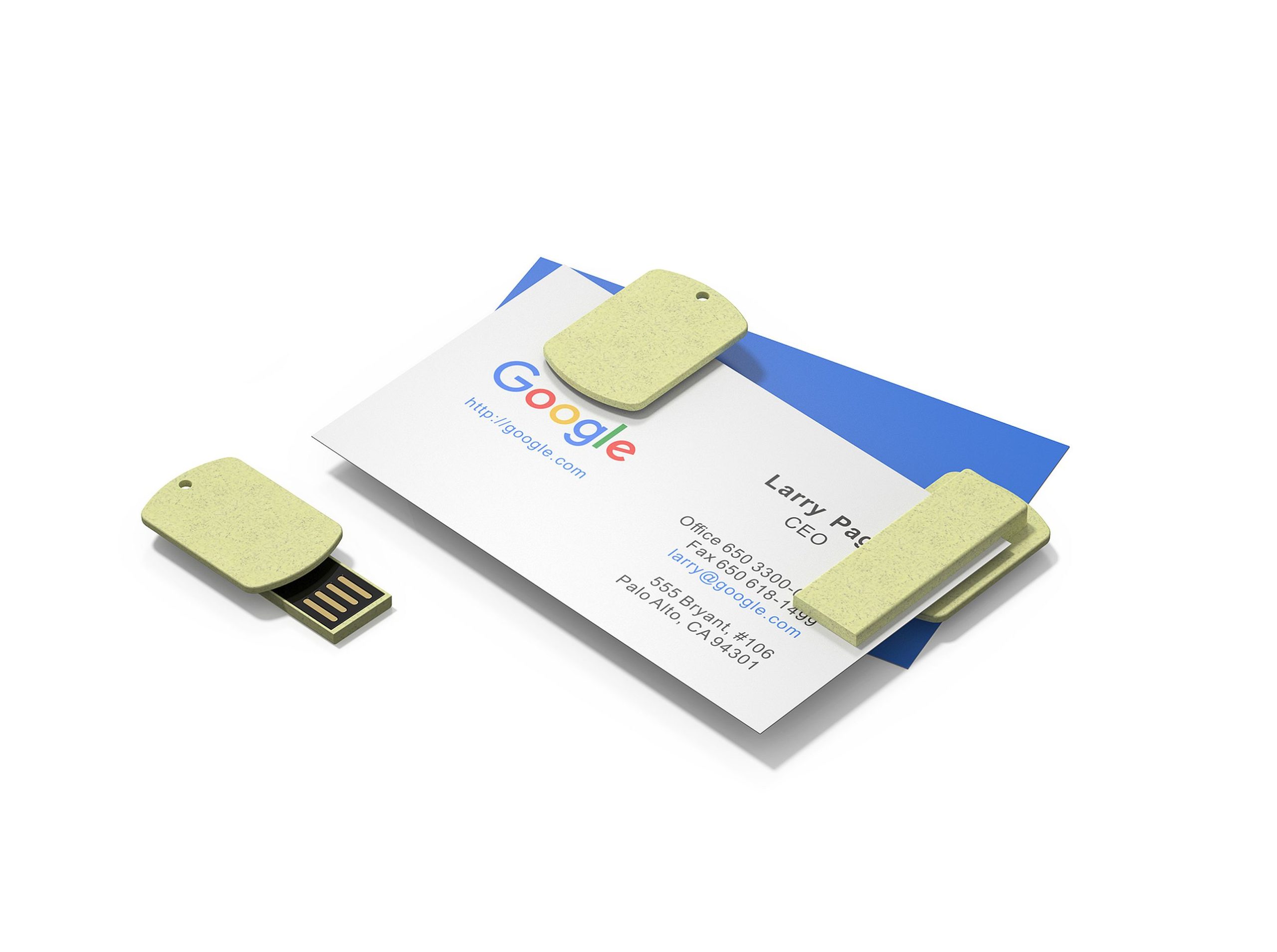 Wheat Straw Clip USB 1027 - Image 2